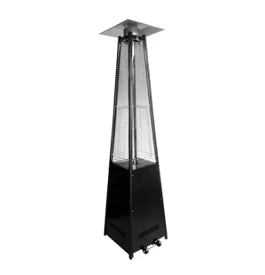 Outdoor Gas Corten Steel Fire Pit Patio Heater with High Power Pyramid Shape for Backyard TB-29