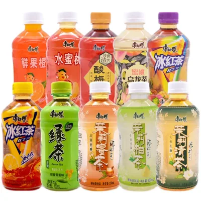 Exotic Drinks Fruit Flavored Tea Drinks Bottled Drinks 330ml Kangshifu Tea Beverage Wholesale