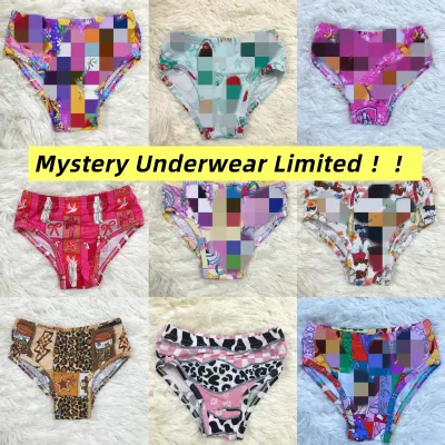 RTS High Quality Limited Mystery Wholesale Skin-Friendly Double Layer Bamboo Briefs Printed Baby Kids Briefs