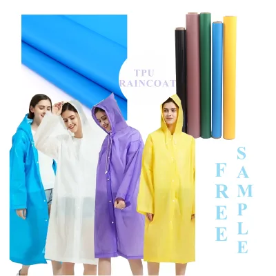HUANLONG Wholesale Colored TPU Film Clothes Polyester Material TPU Membrance Fabric TPU Base Film Clothes for Textile