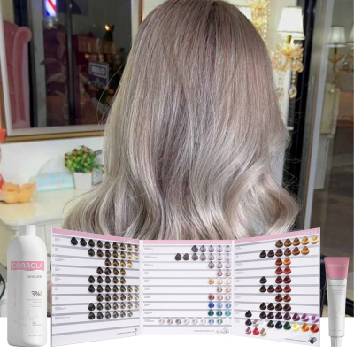 OEM Popular Hair Dye Low Ammonia Natural Chinese Hair Dye Gray Hair Tint Color