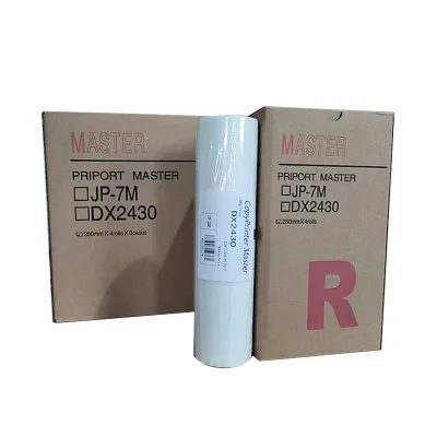 DX2430 DX2330 JP7 B4 Factory Compatible Digital Duplicator Master Roll for Ricoh DX2430 Master Ricoh Paper Roll