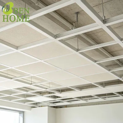 Modern Galvanised Steel Ceiling Grid T-Grid Components with White Finish for Ceiling Installation