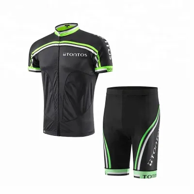Tonton Sportswear Factory Wholesale Gear Cycling Jersey Pro Team Cycling Clothing 3D Gel Pad Bike Mens Summer Bicycle Wear