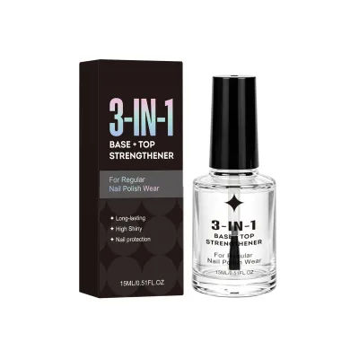Oil-Based Formula UV Gel Nail Polish Beautiful Natural Ice-Clear Finish Dries Quickly Non-Chipping High Shiny Nail Protection