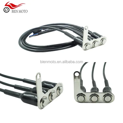 DC12V Stainless Steel Start Kill Motorcycle Switch ON-OFF for Motorcycle Motorbike ATV Sport Dirt Electric Bike