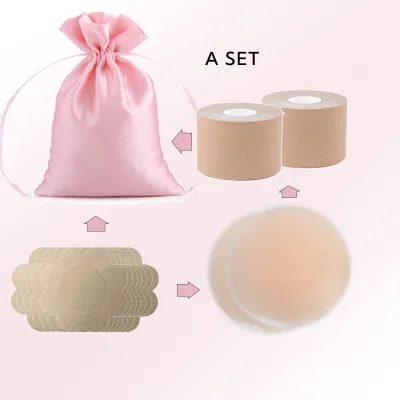 Hot Sell a Set Breathable Body Tape Uplift Bra Waterproof Breast Instantly Lift up Boob Tape