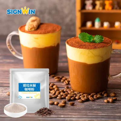 Bulk Strawberry Instant Coffee Powder Sweet 1:8 Taiwan Factory