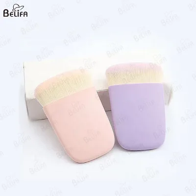 Color Foundation Blush Makeup Cosmetic Brush Beauty Essentials New Style Cute for Travel Purple Pink