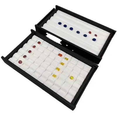 Jewelry Display Tray, Bare Stone Storage Tray, Covered Display Tray