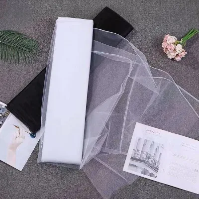 In-Stock Wholesale Gauze Mesh Fabric Flower Shop Fresh-Flower Packaging Supplies for Valentine's Day Rose Packaging-Gift