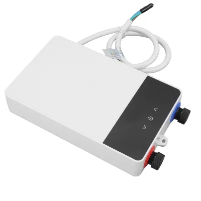 220V 5500W Instant Water Heater Electric Thankless Mini Instant Hot Water Heater with G1/2 Caliber for Home Bathroom