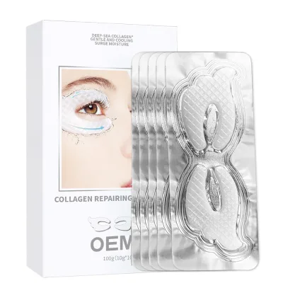 New Design Butterfly Eye Patch Organic Deep-sea Hyaluronic Acid Crystal Sheet for Dark Circle Remover Eye Skin Care