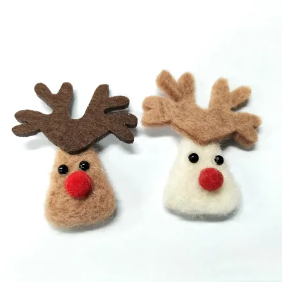 Eco Friendly Materials Felt Wool Needle Toys Unique Design Animal Puppet DIY Needle Toys for Home Decoration
