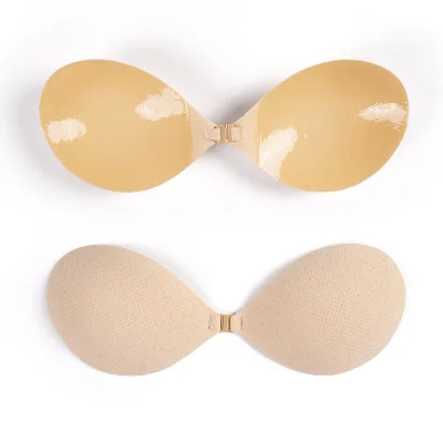 Cup Mango MISS&HUA Silicone Series High Elastic Breathable Gather Shape Breast Petals Invisible Bra Large Size Push-up Wing