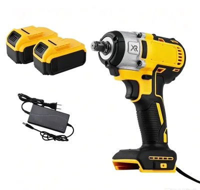 Manufacturer Wholesale 21V Brushless Lithium Electric Impact Wrench Professional Grade Powerful Torque Woodworking Scaffolding
