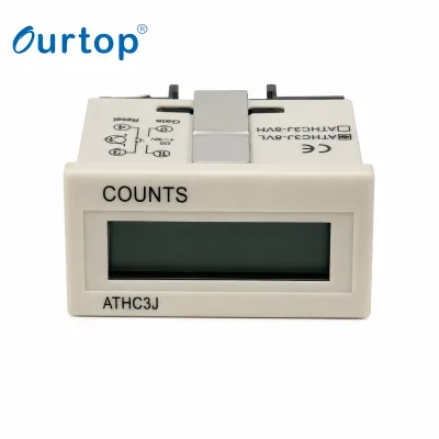 Durable 8 Digit LCD Battery Powered Pulse Counter DC5-30V Voltage Input Digital Hour Counter for Industrial Counting