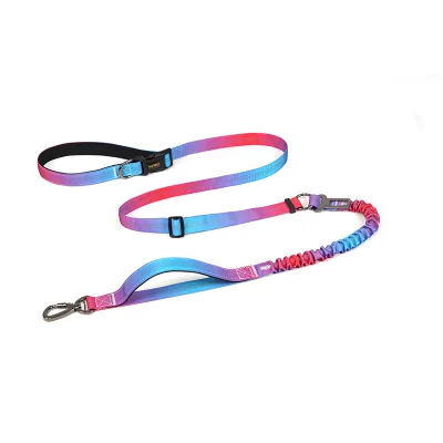 Dog Collar Leash Accessories Products Supplie Retractable Reflective Nylon with Safety Lock Buckle Dog Collar Leash