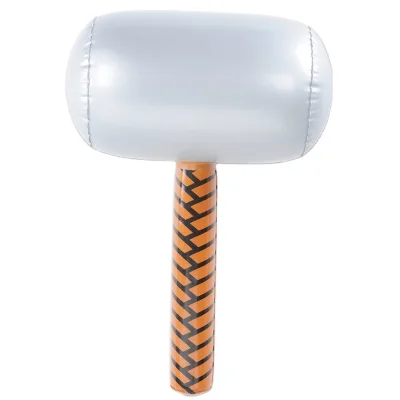 Giant Inflatable Hammers Toys Foldable Plastic Hammers for Sale PVC Blow up Party Game Toys