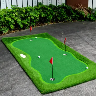 OEM Custom Golf Course Practice Equipment Training Aid Putting Mat Office Golf Putting Set Indoor Golf Putting Green
