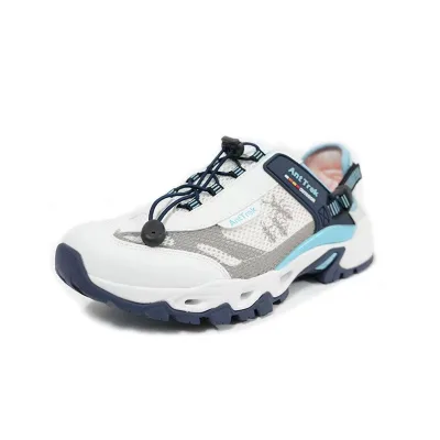 ESING Fashion Water & Land Dual-Use Comfortable Flexible Summer Outdoor Lace-Up Trekking Shoes with 3D Printed Logo