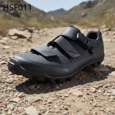 HY,off-road Long Lasting Black Racing Shoes with air Hole Rotary Buckle Hard Wear Carbon Fiber Outsole Function Shoes HSF011