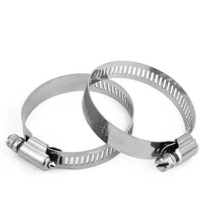 Factory Direct Sale Wear Resistant Stainless Steel Adjustable Metal Hose Perforated Clamp