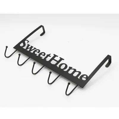 New Arrival Wallmounted Hook Metal Clothes Hanger Behinddoor Hook Over the Door Hooks
