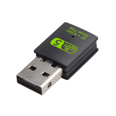 USB Bluetooth Wireless Card 600Mbps Dual Band 8821CU Driver Free WiFi Bluetooth 2 in 1 Wireless Card