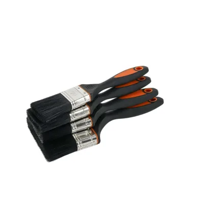 High Quality PET+PBT Factory Customization Rubber and Plastic Handle Paint Brush