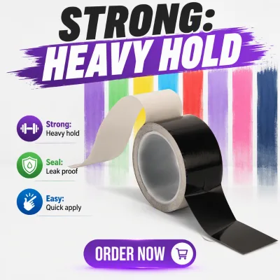 High Tack Double Sided PET Tape Dimensional Stable Metal ABS PP Low Surface Energy Bond Tape