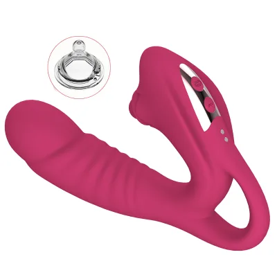 Double-headed Vibration Waterproof 2nd-gen Vibrator Heating Dual Shock Dedicated Rechargeable Adult Massage Stick