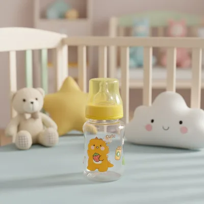 OEM ODM Wholesale 150ml 250ml 320ml Multifunctional BPA Free Baby Bottle Print Cartoon Three-Purpose PP Product Free Sample