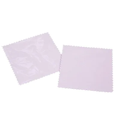 Low MOQ Custom logo Silver Polishing Cloth Cotton Cleaning Cloth for Glasses