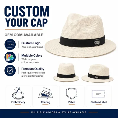 Factory Custom Caps Custom Embroidery Logo Casual Daily Wear Custom Hats With Private Brand Label