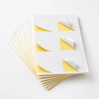 Wholesale Printable A4 Glossy Sticker Paper Custom Laser Inkjet Label Sheets for Shipping