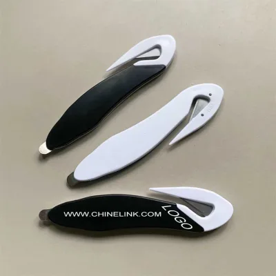 Custom Two Tone Colored Plastic Handle Nail Remover with Envelope Knife