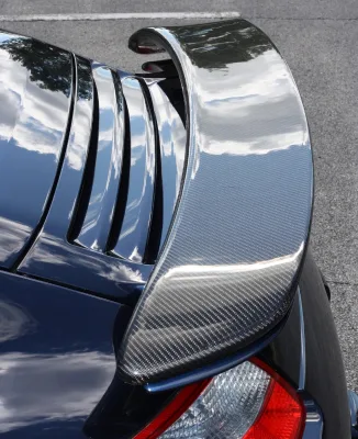 Custom Car Carbon Fiber Rear Spoiler for Porsche 997 Turbo 2007-2008