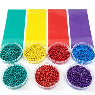 Budget Grade 30% Recycled PE PP Color Masterbatch Beads Good Dispersion Color Granules for Garbage Bag Injection Crate