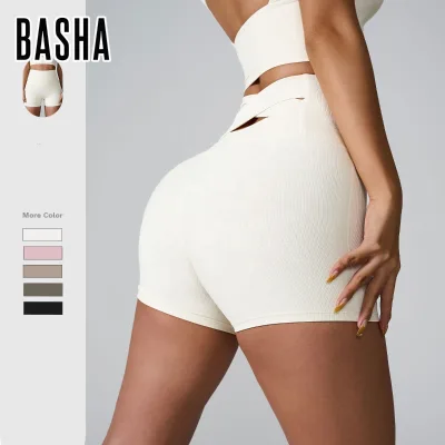 3 Inch Insewn Sports Shorts for Women  High Waisted Yoga Shorts for Lifting Buttocks  Quick Drying  Fitness and Running