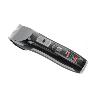 Professional Barber Hair Clipper Cordless Turbo LED Display Stainless Steel Blade Salon Grooming Kit OEM