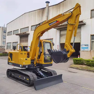 Tier 4 Euro V Mini 6 Ton Crawler Excavator Yuchai YC60-9 with Low Fuel Consumption for US Market