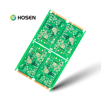 HOSEN Multilayer HDI PCB- Any-Layer Custom Service with ENIG Surface Finish and Low Loss for Telecom & 5G