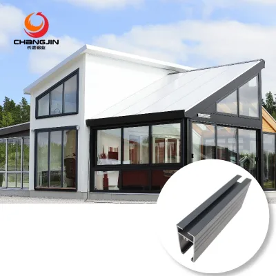Customized Aluminum Support Frame Anodized Polished Aluminum Sliding Door Profiles