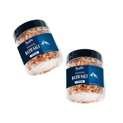 Hot Selling Gifts 2021 Ideas Foot Bath Salt Beauty Foaming Florida Floral Glass Jar Bottles Pack Cork Lid Bath Salt Labels Bag
