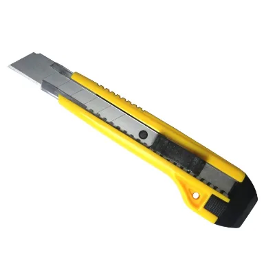 Retractable Utility Knife  Portable Plastic Handle Cutter Knife for Carton Packaging, Office, Construction Cutting