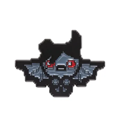 Creative Cartoon Bat Shape Metal Brooch Personality Halloween Series Badge Foreign Trade Bag Accessories Wholesale