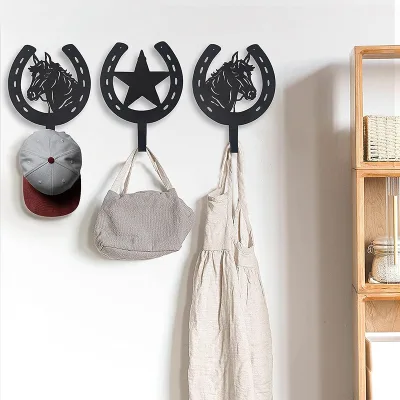 Customized Produced Steel Wall Mounted Bathroom Hook Wall Clothes Hanger Rack