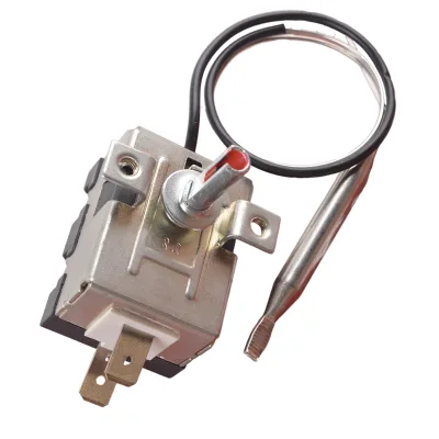 WHD 250V AC 16A Adjustable 30-300 Degree Stainless Steel Capillary Thermostat High Quality Electronic Components