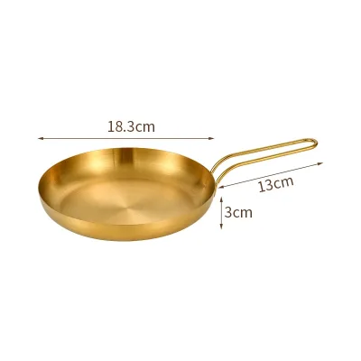 18cm 20cm Camping Stainless Steel Polished Eco-Friendly Bowls with Handle for Outdoor Use